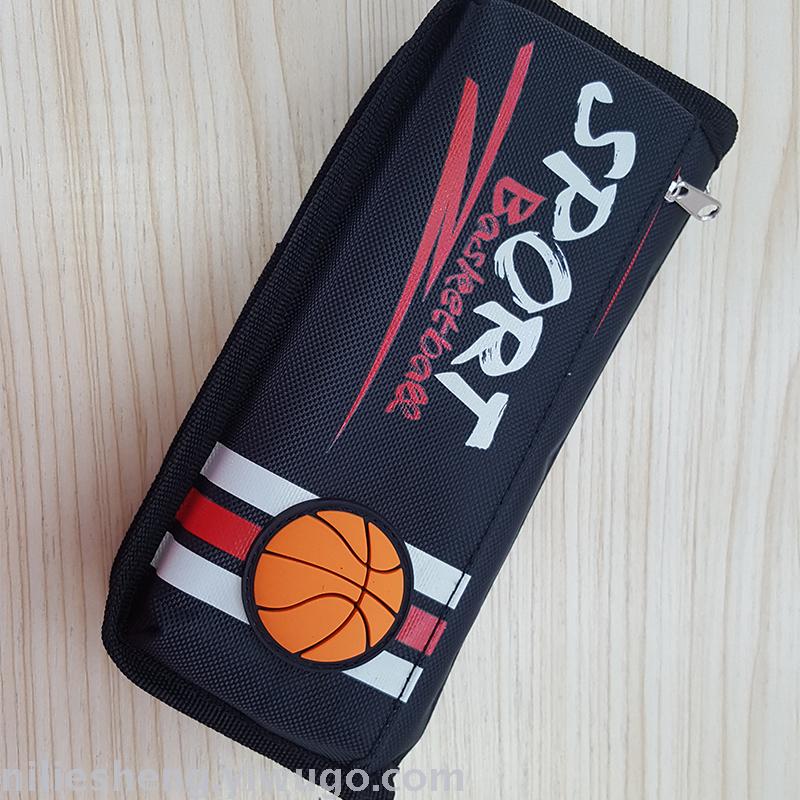 OPP pen bag in sports also students double zip waterproof high - capacity nylon cartoon high quality pen box