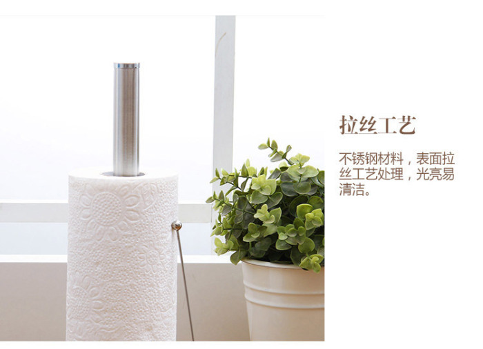 Kitchen stainless steel towel rack