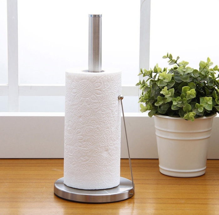 Kitchen stainless steel towel rack