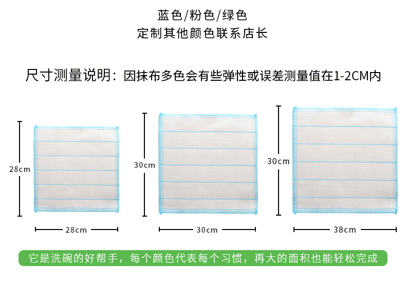Wholesale Pure Cotton Yarn Dishcloth Oil-Free Wood Fiber Dish Towel Kitchen Cleaning Soft Rag Absorbent Scouring Pad