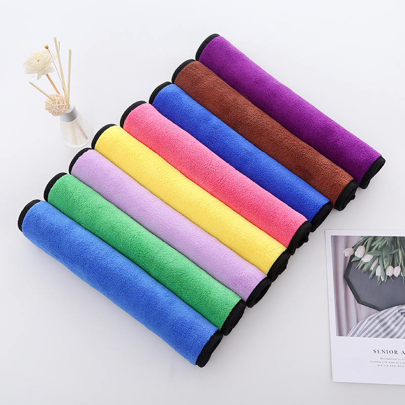 Wholesale Coral Fleece Towel for Wiping Cars Double-Sided Fleece Car Wash Thickened Absorbent Kitchen Cleaning Hand Cleaning Towel Hanging 30*40 Wholesale Coral Fleece Towel for Wiping Cars Double-Sided Fleece Car Wash Thickened Absorbent Kitchen Cleaning Hand Cleaning Towel Hanging 30*40