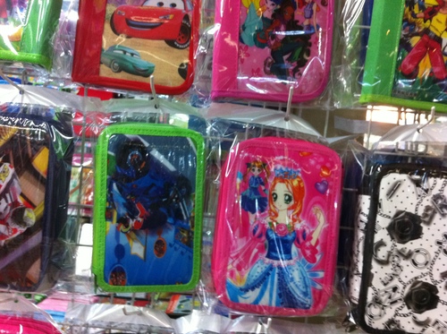Plastic rectangle pen bag