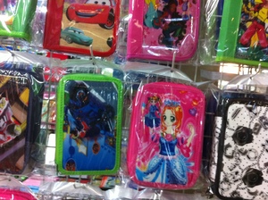 Plastic rectangle pen bag
