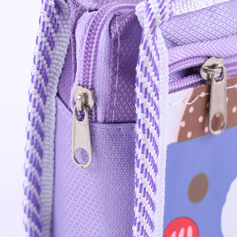 Stripe design adornment cartoon fashion wind stationery pen bag bag of primary and middle school students