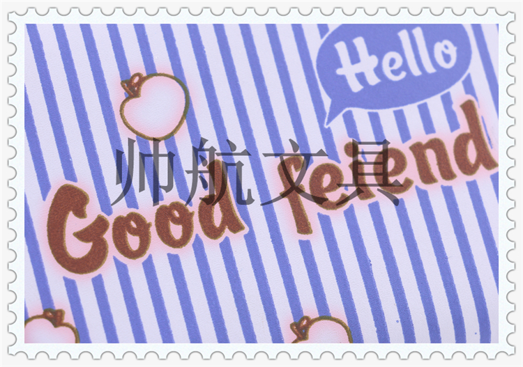 Stripe design adornment cartoon fashion wind stationery pen bag bag of primary and middle school students