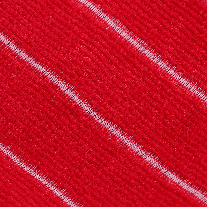 Kitchen Cleaning Equipment Oil-Free Dish Towel Cotton Absorbent Cleaning Cloth Thickened Striped Scouring Pad Factory Wholesale