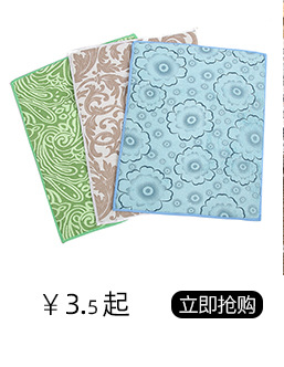 Kitchen Cleaning Equipment Oil-Free Dish Towel Cotton Absorbent Cleaning Cloth Thickened Striped Scouring Pad Factory Wholesale