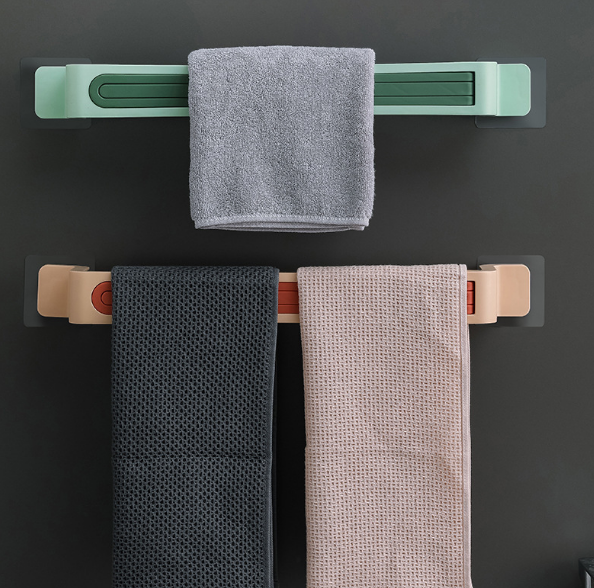 Creative Bathroom Kitchen Folding Towel Bar for Foreign Trade