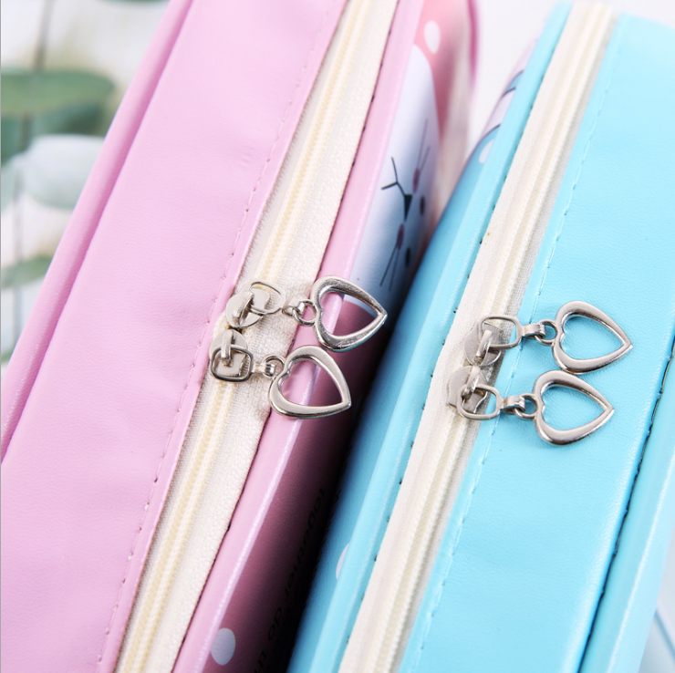 Self-produced and self-marketing student pencil bag stationery bag pencil bag PU high-grade pen bag stationery bag