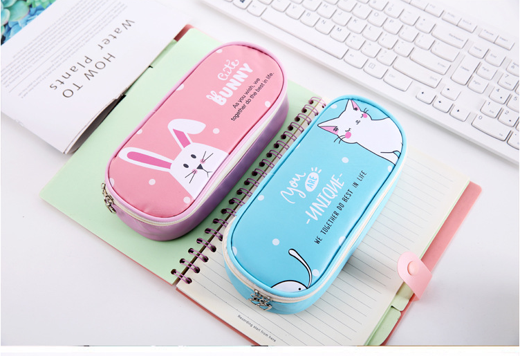 Self-produced and self-marketing student pencil bag stationery bag pencil bag PU high-grade pen bag stationery bag Self-produced and self-marketing student pencil bag stationery bag pencil bag PU high-grade pen bag stationery bag
