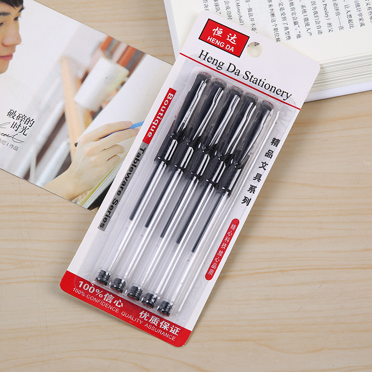 Hengda stationery office supplies neutral pen may replace the core water pen sign pen 0.5mm manufacturer wholesale