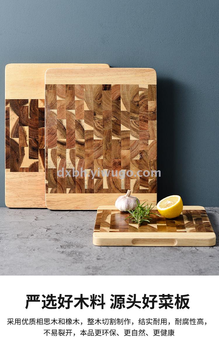 Acacia wood cutting board Solid wood cutting board kitchen antibacterial mold cutting board fruit chopping board Acacia wood cutting board Solid wood cutting board kitchen antibacterial mold cutting board fruit chopping board