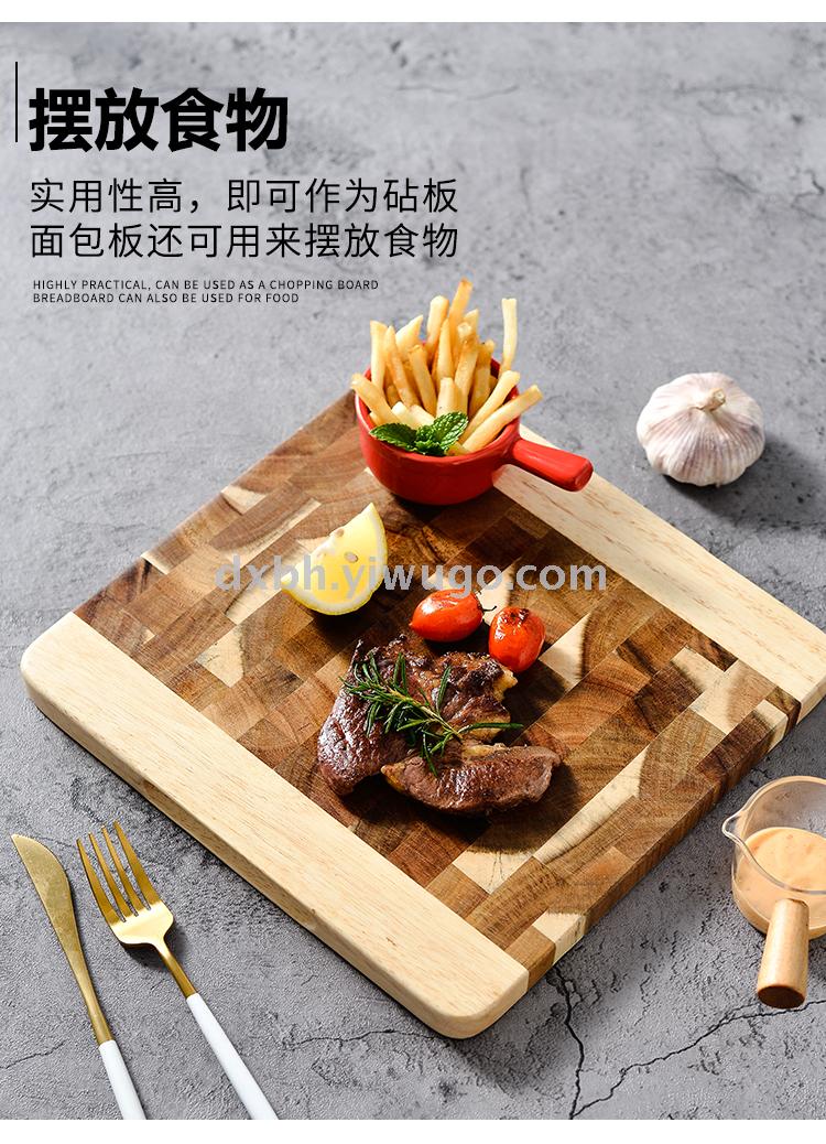 Acacia wood cutting board Solid wood cutting board kitchen antibacterial mold cutting board fruit chopping board Acacia wood cutting board Solid wood cutting board kitchen antibacterial mold cutting board fruit chopping board