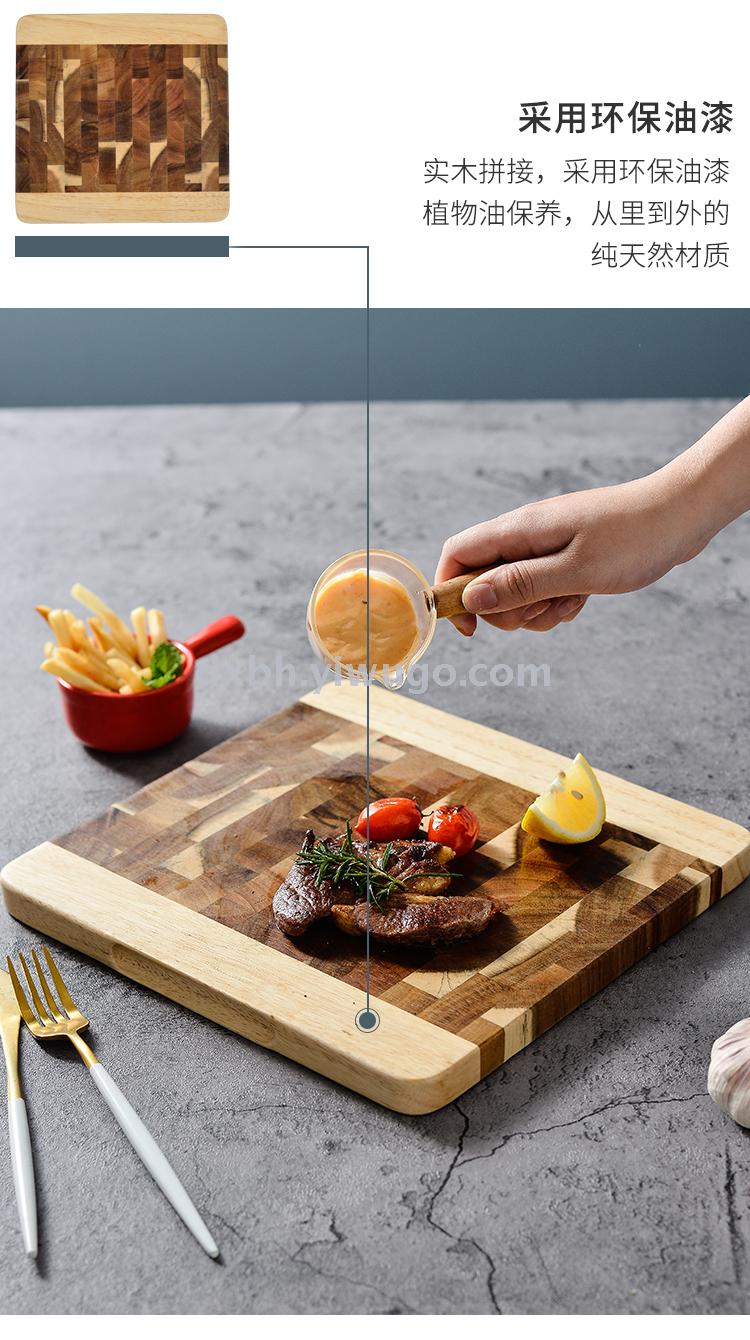 Acacia wood cutting board Solid wood cutting board kitchen antibacterial mold cutting board fruit chopping board Acacia wood cutting board Solid wood cutting board kitchen antibacterial mold cutting board fruit chopping board