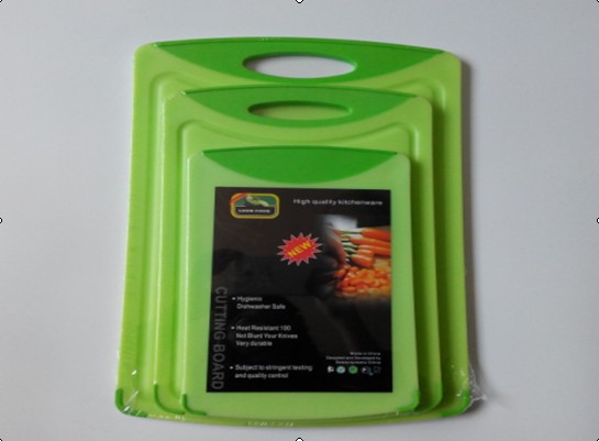Creative direct skid proof plastic chopping board double color chopping board PP antibacterial plastic chopping board