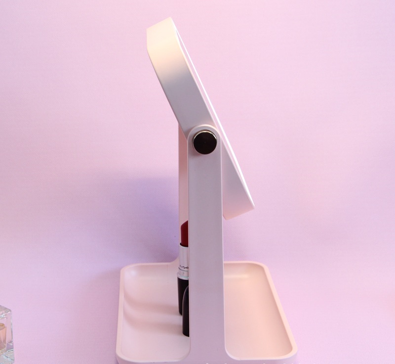 Desktop Desktop with Light Dressing Mirror USB Charging Multifunctional Storage Intelligent Fill Light Led Makeup Mirror