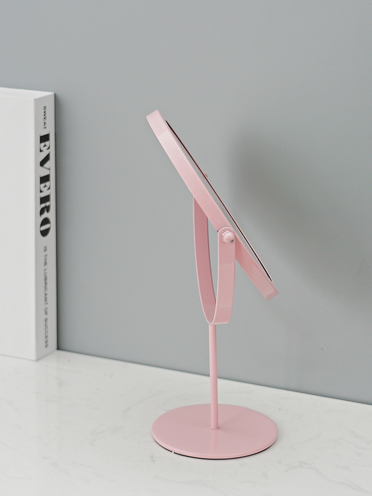 INS Nordic Internet Celebrity Desktop Makeup Mirror Dormitory Female Desktop Portable Large Student Small Mirror Home Dressing Mirror