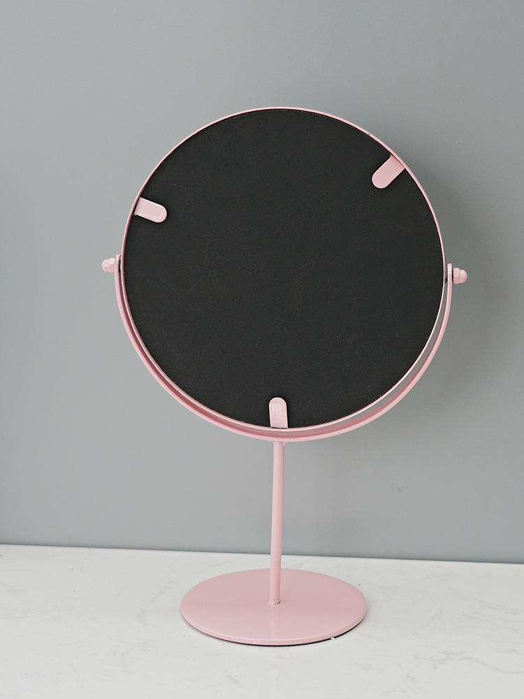 INS Nordic Internet Celebrity Desktop Makeup Mirror Dormitory Female Desktop Portable Large Student Small Mirror Home Dressing Mirror