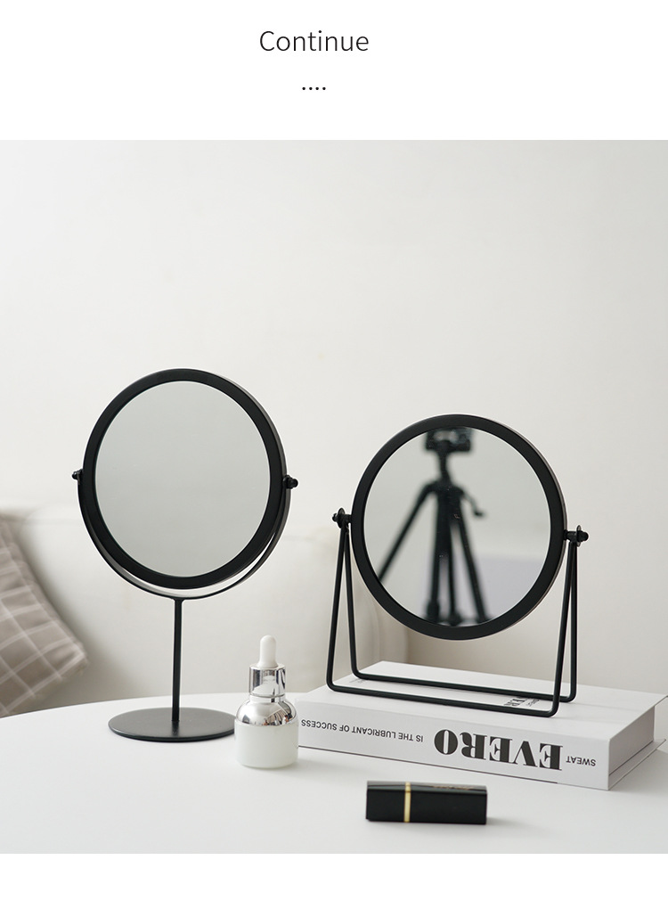 INS Nordic Internet Celebrity Desktop Makeup Mirror Dormitory Female Desktop Portable Large Student Small Mirror Home Dressing Mirror INS Nordic Internet Celebrity Desktop Makeup Mirror Dormitory Female Desktop Portable Large Student Small Mirror Home Dressing Mirror