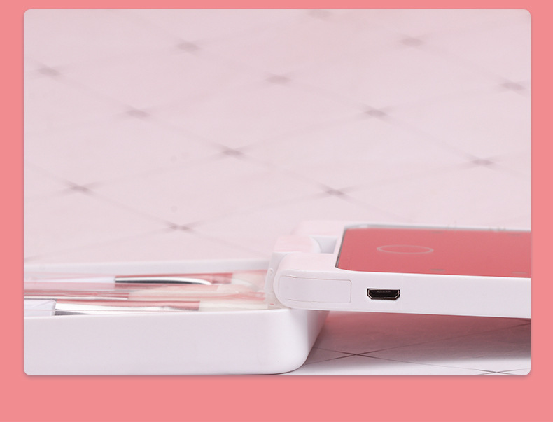 Foldable Rotating Storage Led Storage Makeup Mirror Dormitory Beauty Dressing Mirror Fill Light Storage Travel Makeup Mirror Foldable Rotating Storage Led Storage Makeup Mirror Dormitory Beauty Dressing Mirror Fill Light Storage Travel Makeup Mirror