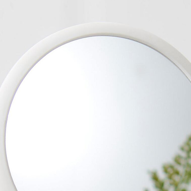 Wall-Mounted Cosmetic Mirror Bathroom Nailless Seamless Magic Stickers Folding round Mirror Waterproof Adjustable Angle Dressing Mirror