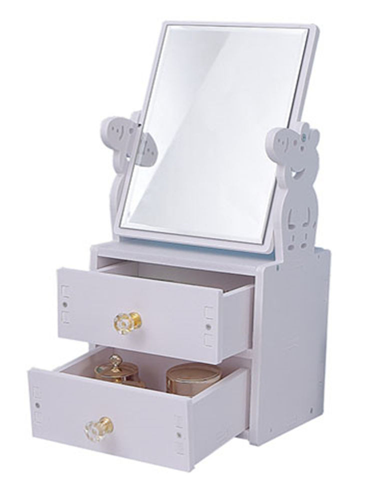 Dressing mirror dormitory girl dressing mirror princess flip portable small mirror