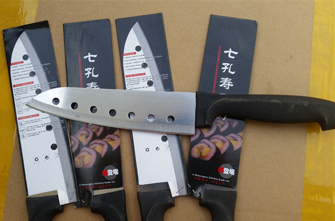 Factory Direct Sushi Seaweed Cuisine Utility Knife Sharp Non-Stick Fish Slicer Sushi Knife
