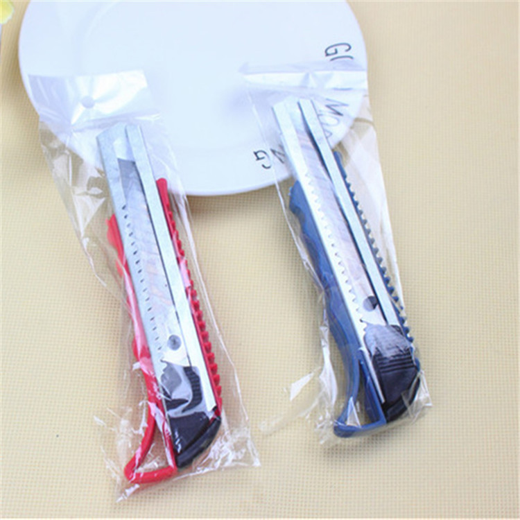 Color Metal Paper Cutter Wallpaper Knife Factory Direct Sales Art Knife Hand Push Large Utility Knife
