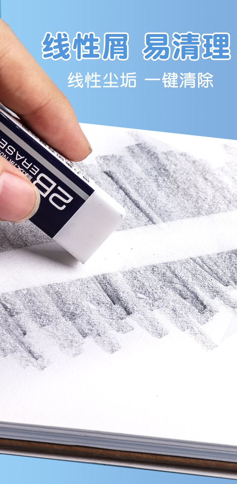Deli 7536 Dandruff-Free Eraser 2B than Cute Cartoon 4B Stationery School Supplies Creative New Year Wholesale Free Shipping Deli 7536 Dandruff-Free Eraser 2B than Cute Cartoon 4B Stationery School Supplies Creative New Year Wholesale Free Shipping