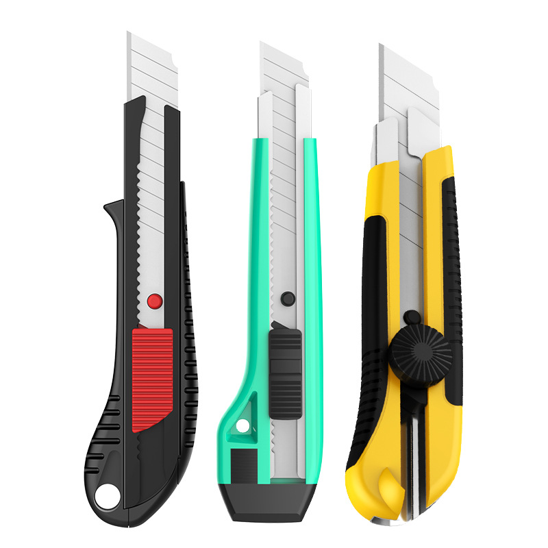 Factory Wholesale Art Knife Paper Cutter Heavy Aluminum Alloy Knife Holder Small Thickened Student Utility Knife Industrial Wallpaper
