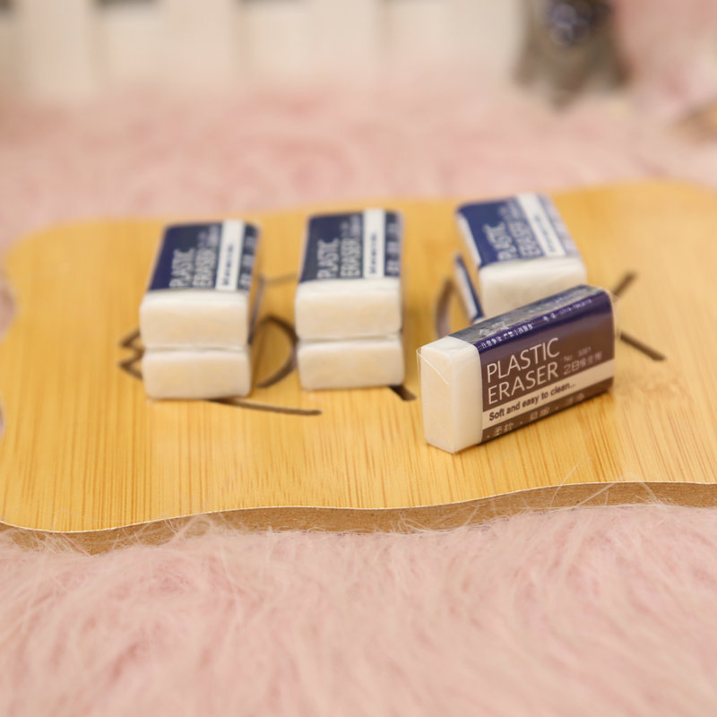 Factory Wholesale New 2B Eraser Exam Eraser Easy to Wipe Clean Eraser