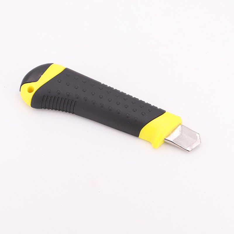 Factory Wholesale Wide Coated Glue Art Knife Wallpaper Knife Heavy Duty Paper Cutter Drop-Resistant Wear-Resistant Express Knife Utility Knife
