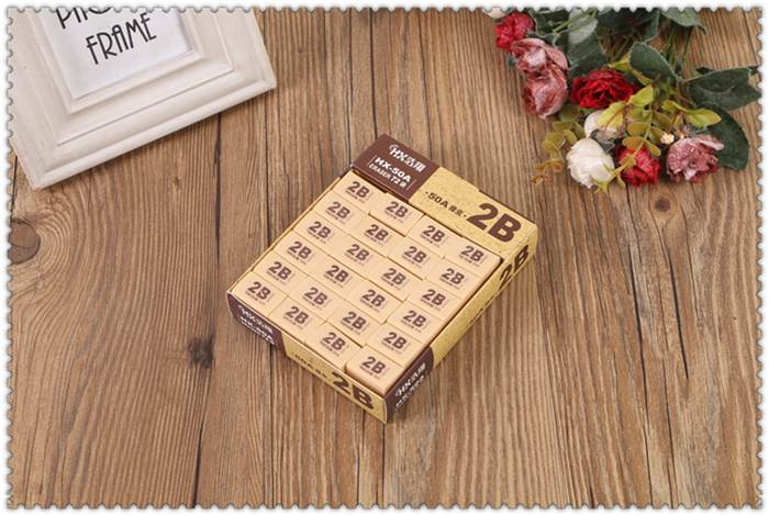 Haoxiang 2B rubber 50A rubber 72 boxes of learning supplies Haoxiang 2B rubber 50A rubber 72 boxes of learning supplies