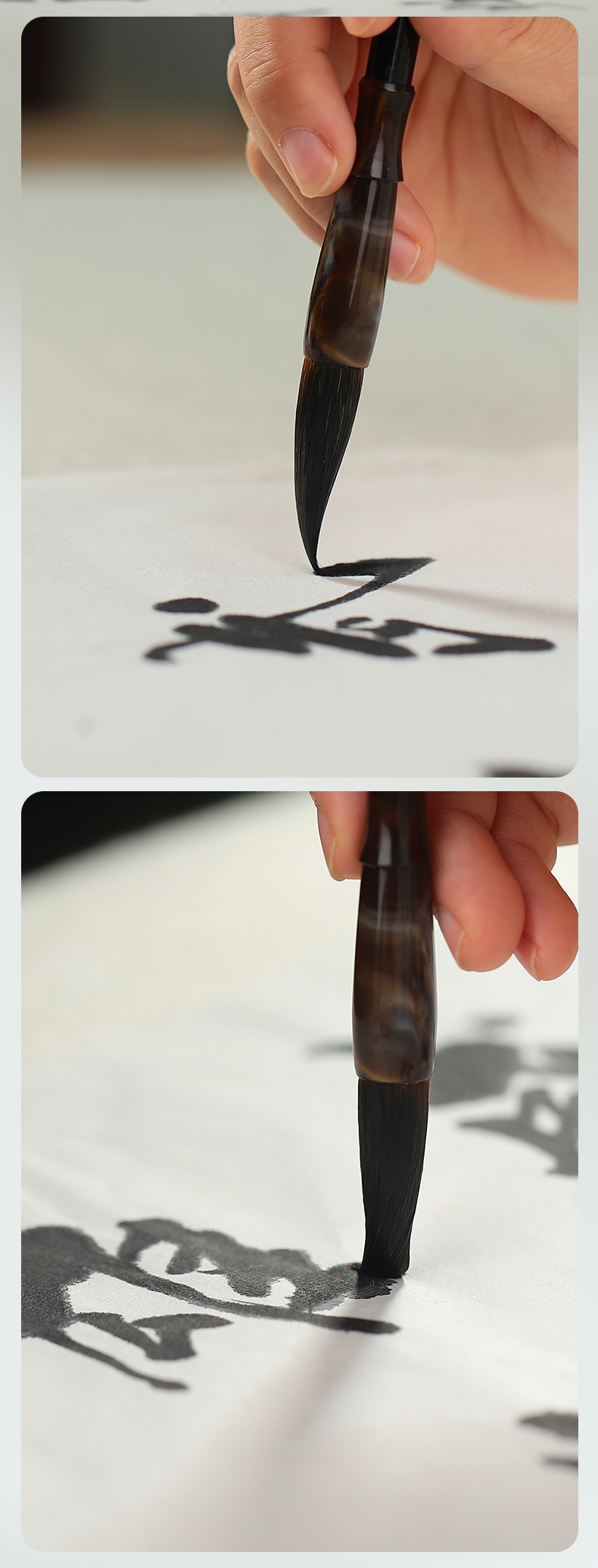 Weizhuang Weasel's Hair Doubled Both Made of Goat's Hair Calligraphy and Painting Practice Large, Medium and Small Writing Brush Set Wholesale Calligraphy Training Student Writing Brush Weizhuang Weasel's Hair Doubled Both Made of Goat's Hair Calligraphy and Painting Practice Large, Medium and Small Writing Brush Set Wholesale Calligraphy Training Student Writing Brush