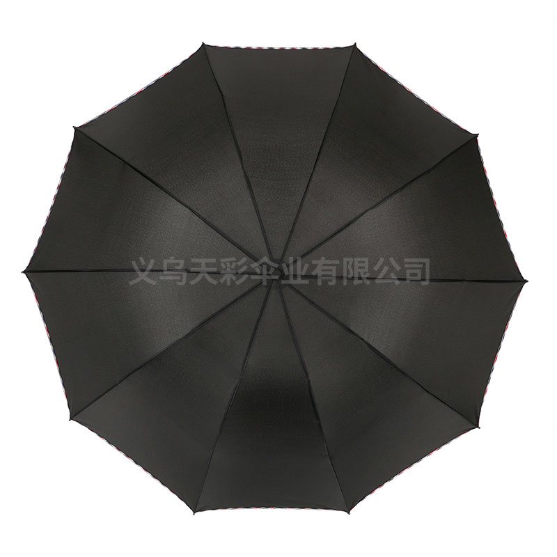 Factory Direct Sales Large Size plus-Sized Folding Umbrella Business Gifts NC Fabric Custom Logo Umbrella