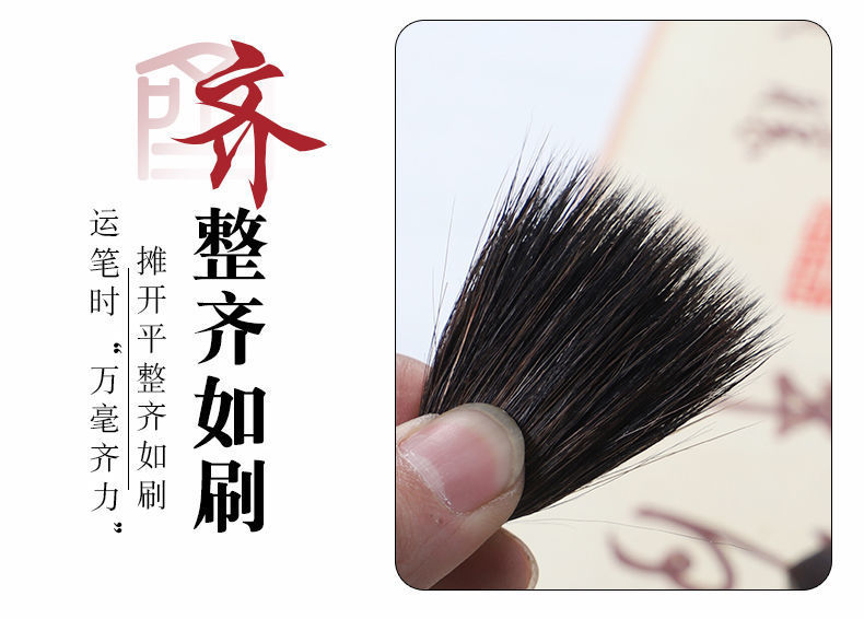 Authentic Pure Chinese Calligraphy Brush Pen Made of Cony Hair Writing Brush Writing Brushes for Regular Script in Large, Medium and Small Characters Calligraphy Set Writing Book Semi-Cursive Script Regular Script Adult Beginners' Writing Brush Authentic Pure Chinese Calligraphy Brush Pen Made of Cony Hair Writing Brush Writing Brushes for Regular Script in Large, Medium and Small Characters Calligraphy Set Writing Book Semi-Cursive Script Regular Script Adult Beginners' Writing Brush