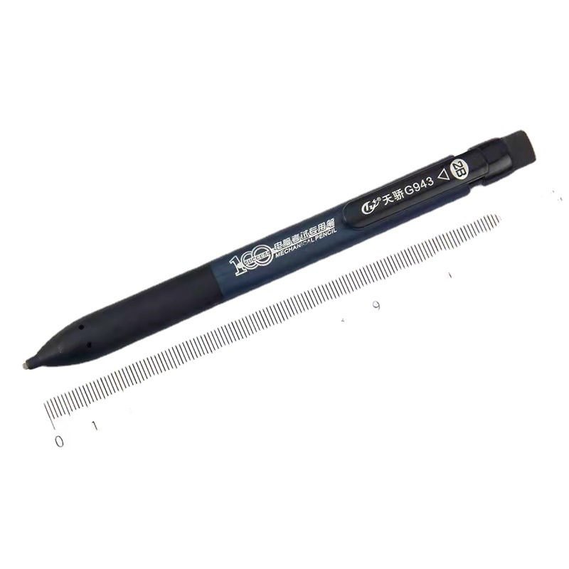 Authentic Tianjiao G943 Computer Examination Specific Pen 2B Square Pencil Refill Sheet Filling Pencil Exam 2B Propelling Pencil Wholesale