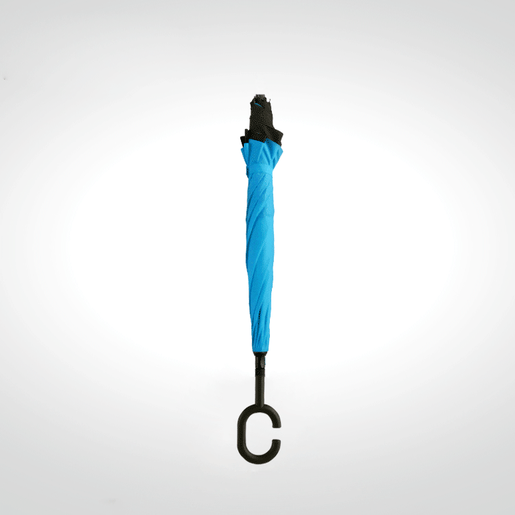 F705 creative c handle solid color car reverse umbrella umbrella wholesale