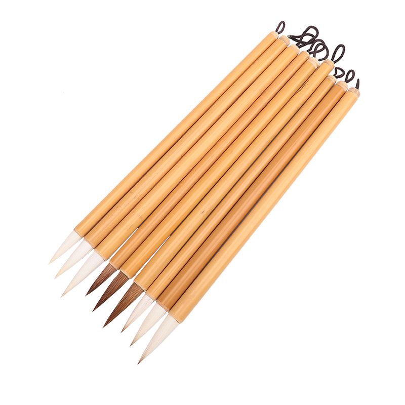 Doubled Both Writing Brush Weasel&#039;s Hair Sheep Hair Calligraphy Custom Wholesale Practice Taobao One Piece Dropshipping Student Copybook Adult Suit