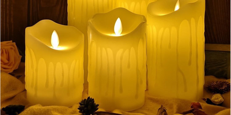 Customized Bevel Tears Led Simulation Luminous Electronic Candle Swing Creative Smokeless Electronic Candle Candle Customized Bevel Tears Led Simulation Luminous Electronic Candle Swing Creative Smokeless Electronic Candle Candle
