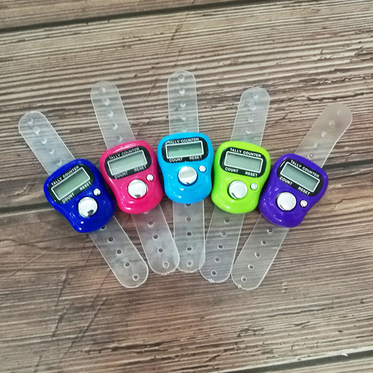 Electronic Buddhist Supplies Led Buddha Counter Religious Dharma-Vessel Prayer Muslim Finger Ring Register