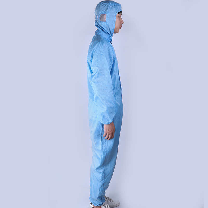 [Spot] ESD Coat Dust-Proof Purification Protective Clothing Electronic Food Factory Dust-Free Clean Static-Free Coverall