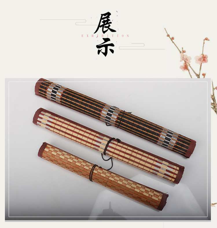Factory Wholesale Writing Brush Pen Curtain Fixed Logo Breathable Moisture-Proof Calligraphy Writing Brush Storage Cloth Bag Bamboo Writing Brush Rolling Pencil Case Factory Wholesale Writing Brush Pen Curtain Fixed Logo Breathable Moisture-Proof Calligraphy Writing Brush Storage Cloth Bag Bamboo Writing Brush Rolling Pencil Case