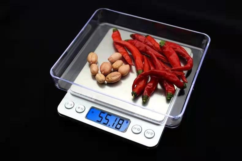 Kitchen Scale Baking Electronic Scale Household Fruit Stainless Steel Jewelry Food Balance Seasoning Scale Kitchen Scale Kitchen Scale Baking Electronic Scale Household Fruit Stainless Steel Jewelry Food Balance Seasoning Scale Kitchen Scale