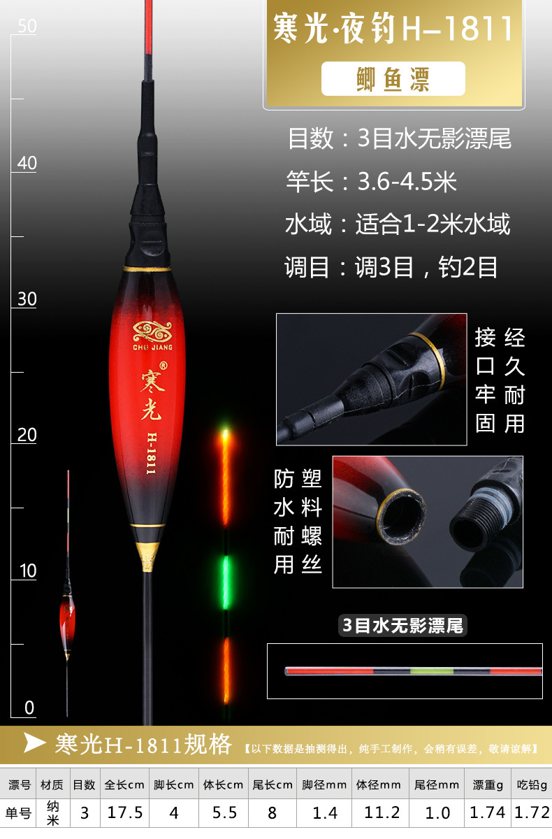Float Whole EyeCatching Night Fishing Fish Float Crucian Float Electronic Luminous Drift Fishing Gear Customized Float Whole EyeCatching Night Fishing Fish Float Crucian Float Electronic Luminous Drift Fishing Gear Customized