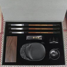 New Four Treasures of Study Set Student Beginner Calligraphy Training Class Writing Brush Water Writing Cloth Writing Brushes, Ink Sticks, Paper and Inkstones Gift Box New Four Treasures of Study Set Student Beginner Calligraphy Training Class Writing Brush Water Writing Cloth Writing Brushes, Ink Sticks, Paper and Inkstones Gift Box