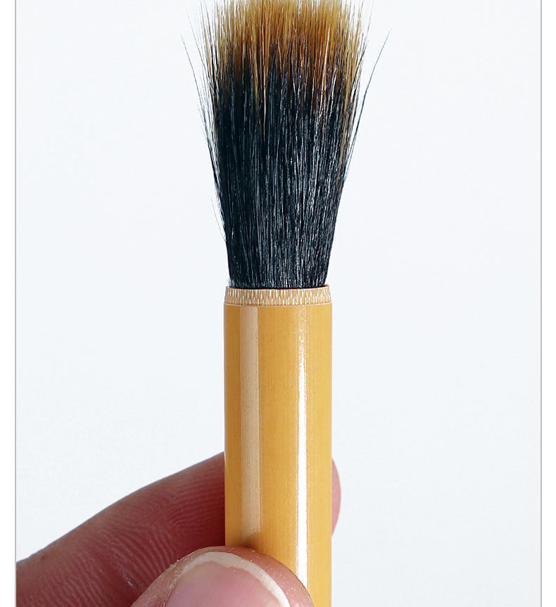 Wang Jizhi Handwriting Writing Brush Set Large, Medium and Small Two King Cursive Script Regular Script Rabbit's Hair Doubled Both with Weasel's Hair Calligraphy Writing Brush