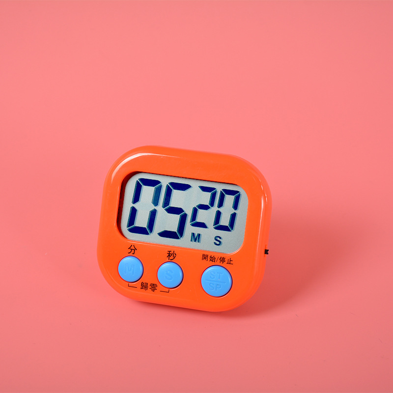Student Timer Positive and Negative Timer Kitchen Timer Reminder Convenient Large Screen Electronic Timer Stopwatch