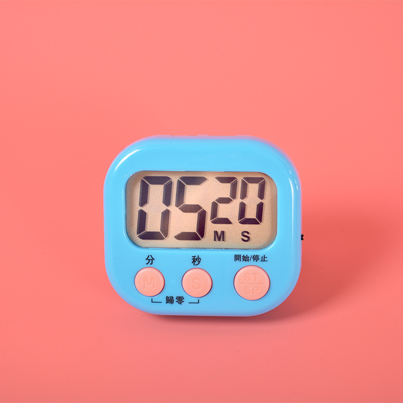 Student Timer Positive and Negative Timer Kitchen Timer Reminder Convenient Large Screen Electronic Timer Stopwatch