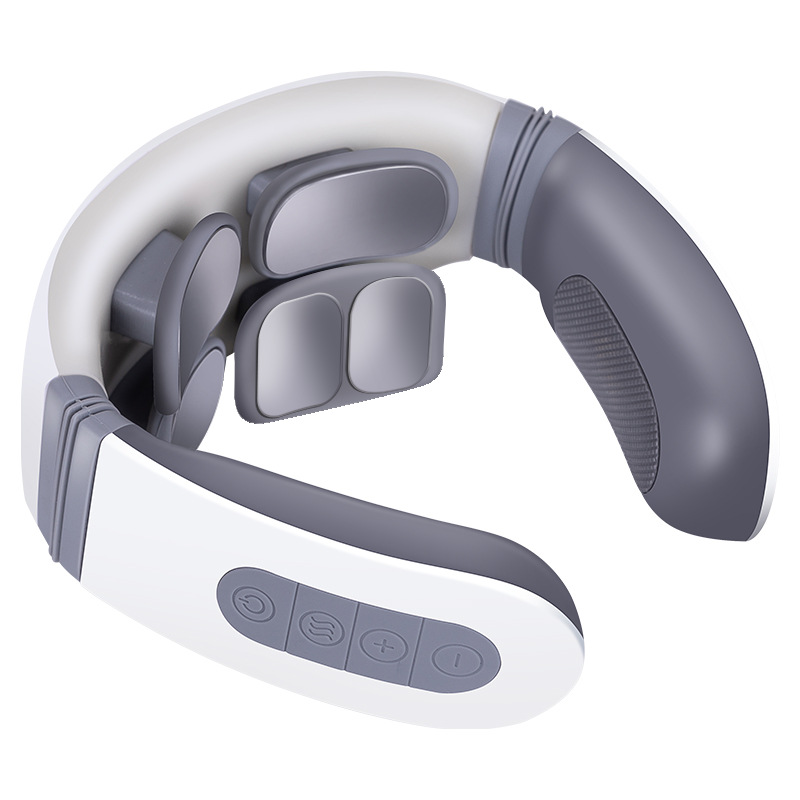 CrossBorder Wish HotSelling English SixHead Neck Protector Intelligent Electronic Pulse Shoulder and Neck Protector